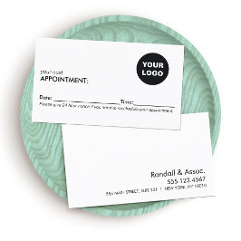 Añadir la tarjeta de cita profesional del logotipo