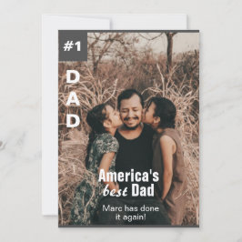 Añadir la tarjeta de foto número uno papá