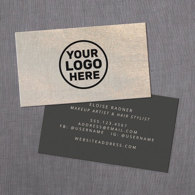 Añadir la tarjeta de presentación con el logotipo  (Subido por el creador)