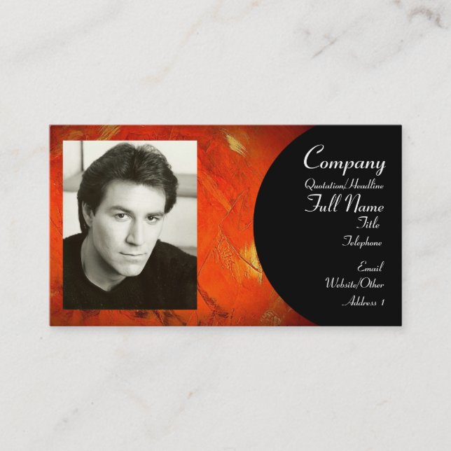 Añadir la tarjeta de presentación de imágenes (Anverso)