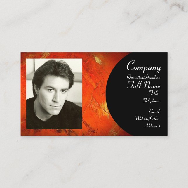 Añadir la tarjeta de presentación de imágenes (Anverso)