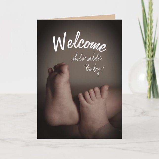 Añadir la tarjeta de saludo de Recién nacido de pl (Anverso)