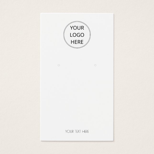 Añadir la tarjeta de visualización del logotipo (Frente)