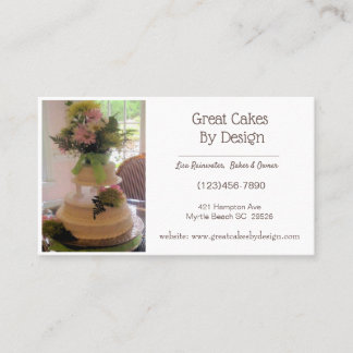 Añadir las tarjetas de negocios Photo Cake Baker