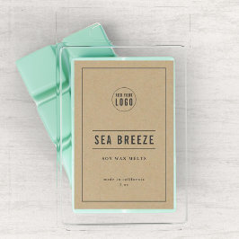 Añadir logotipo Borde gris y líneas Etiqueta del p