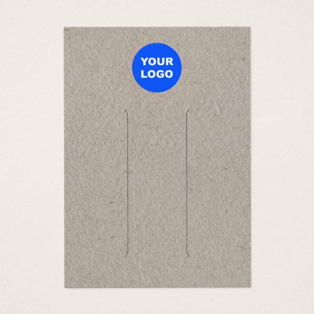 Añadir logotipo Kraft Leather Clip (Frente)