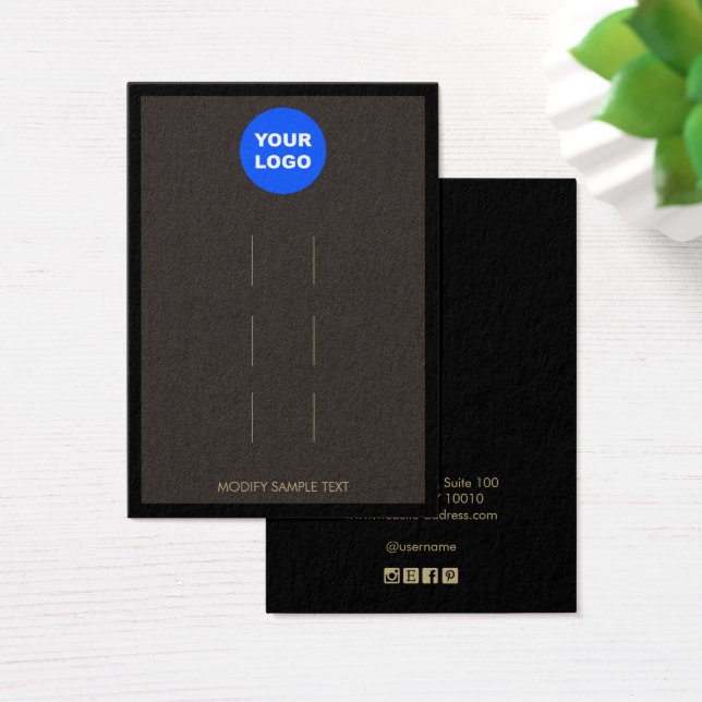 Añadir logotipo marrón tres clips (Escritorio)