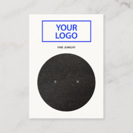 Añadir logotipo negro tarjeta de presentación de i