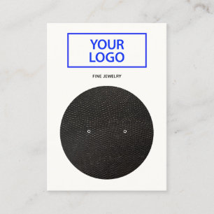 Añadir logotipo negro tarjeta de presentación de i