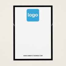 Añadir logotipo Soporte de pantalla de collar blan