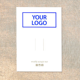 Añadir logotipo Tarjeta de visualización de barras