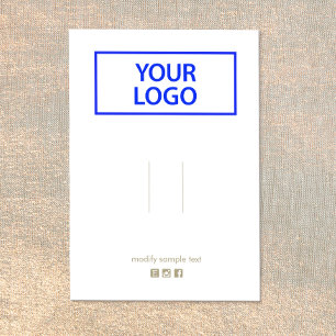 Añadir logotipo Tarjeta de visualización de barras