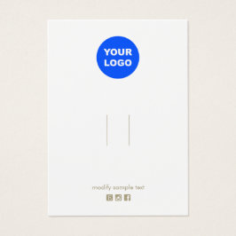 Añadir logotipo Tarjeta de visualización de barras