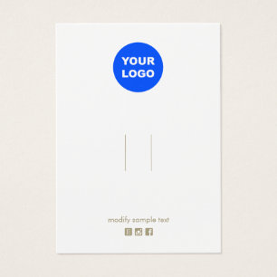 Añadir logotipo Tarjeta de visualización de barras