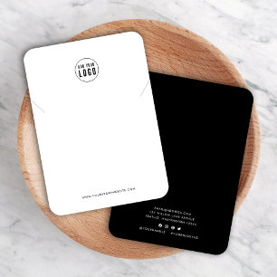 Añadir logotipo tarjeta de visualización de collar