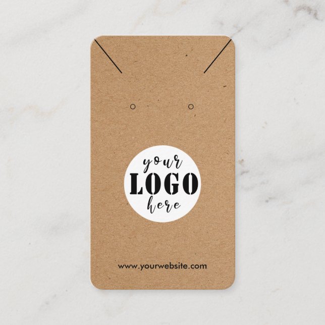 Añadir logotipo Tarjeta de visualización sencilla  (Anverso)