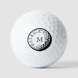 Añadir nombre e inicial a estas bolas de golf
