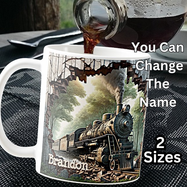Añadir nombre, tren de vapor que sale de la taza (Subido por el creador)