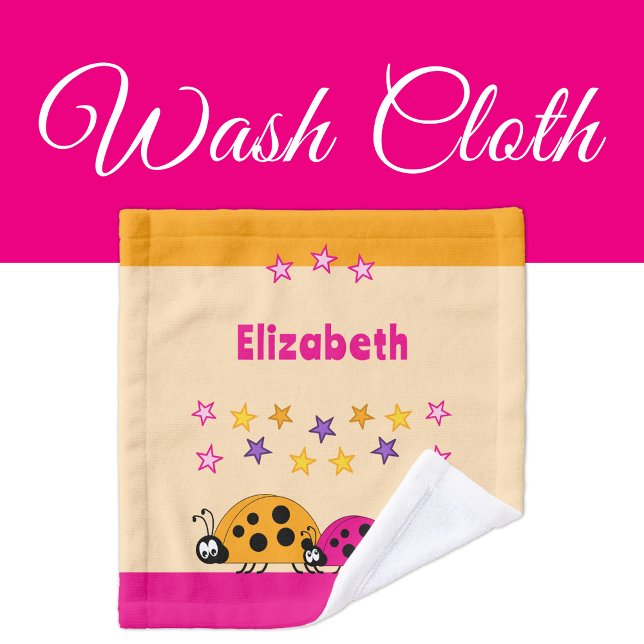 Añadir nombres estrellas ladybugs naranjas rosados (Subido por el creador)