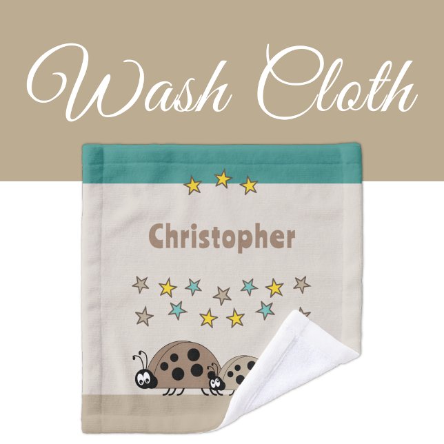 Añadir nombres estrellas ladybugs niños turquesas  (Subido por el creador)