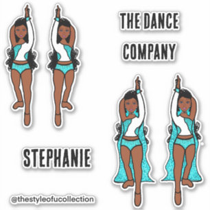 Añadir nombres Majorette / Pegatinas bailarines Aq