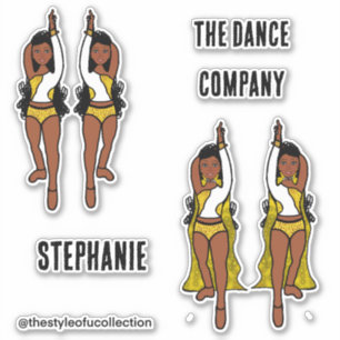 Añadir nombres Majorette / Pegatinas de bailarín R