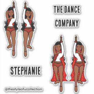 Añadir nombres Majorette / Pegatinas de bailarín R