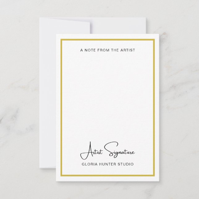 Añadir nota de Personalizado de firma del artista (Anverso)