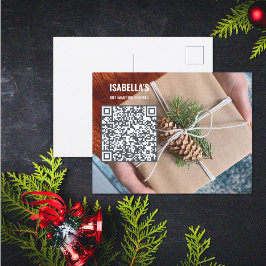 Añadir Postal empresa de código QR fotográfico