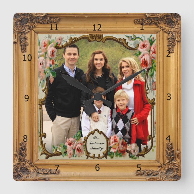 AÑADIR RELOJ DE PARED DE FOTO DE MADERA (Anverso)