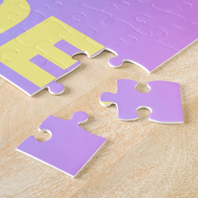 Añadir rompecabezas de nombre con caja de regalo,  (Lado)