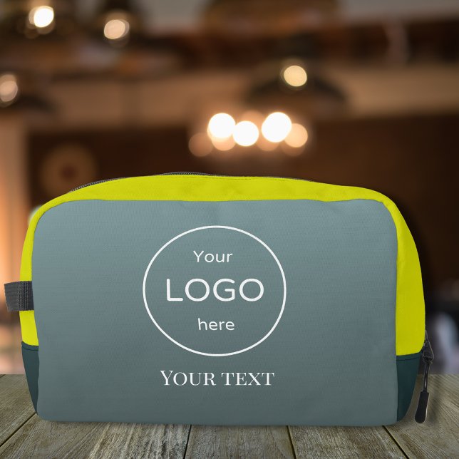 Añadir su logotipo bolsa dopp inodoro cosmético (Subido por el creador)