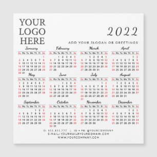 Añadir su logotipo de calendario profesional 2022 