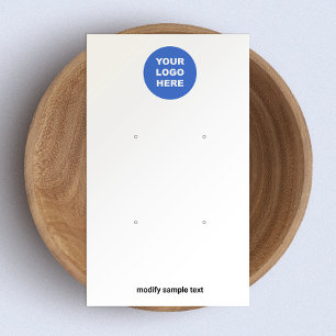Añadir su logotipo dos tarjetas de visualización d