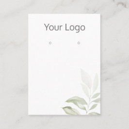 Añadir su logotipo Tarjeta de visualización sencil