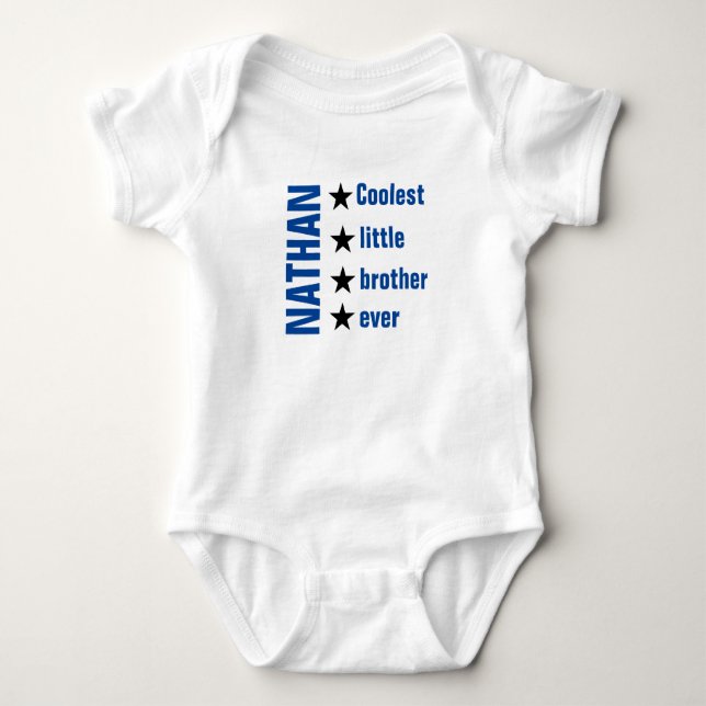 Añadir su nombre Baby Jersey Bodysuit (Anverso)