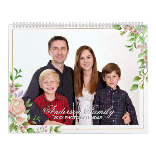 Añadir su propia foto 2 páginas grande calendario 