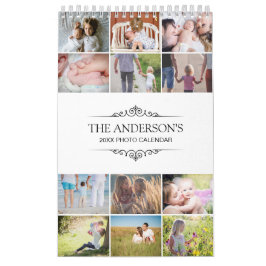 Añadir su propia foto página única 2025 Calendario