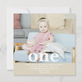 Añadir su propia foto Una primera fiesta de cumple