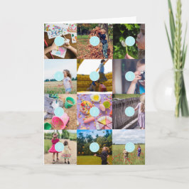 Añadir su propia tarjeta de 12 fotos personalizabl