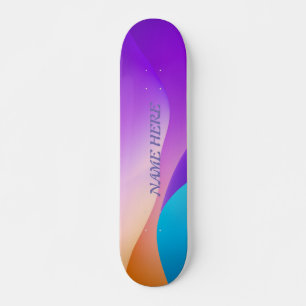 Añadir su propio nombre personalizado Skateboard p