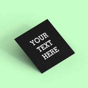 Añadir su propio texto Personalizado aquí negro y 