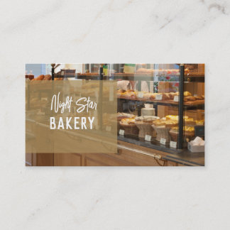 Añadir sus tarjetas de visita de panadería fotográ