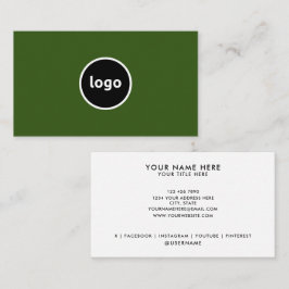 Añadir sus tarjetas profesionales de Personalizado