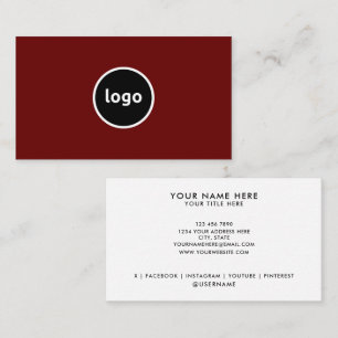 Añadir sus tarjetas profesionales de Personalizado