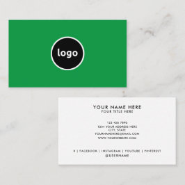 Añadir sus tarjetas profesionales de Personalizado