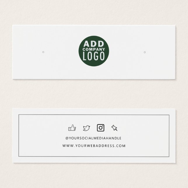 Añadir tarjeta de visualización de reposo del logo (Anverso y reverso)
