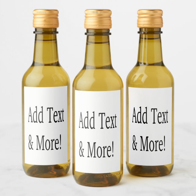 ¡Añadir texto y más! Personalizar Su Propio Person (Botellas)