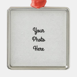 Añadir tu foto/diseño - Ornamento Metalizado