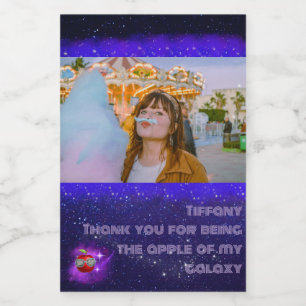 Añadir tu foto etiquetas de galaxia agradecidas